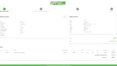 Painel de pedidos integrado ao ERP da Specialty Product Technologies